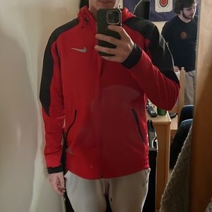 Nike Basketball Red Warmup Jacket